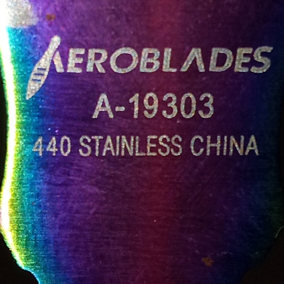 Lot of Collector Knives (1) 8" Frost 🗡️ & (3) 4" Aeroblades throwing 🗡️'s - Picture 8 of 10